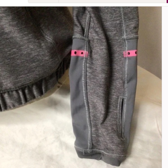 Lululemon Pace Pusher 1/2 Zip Sz 6 Heathered Slate/Slate - Picture 6 of 11